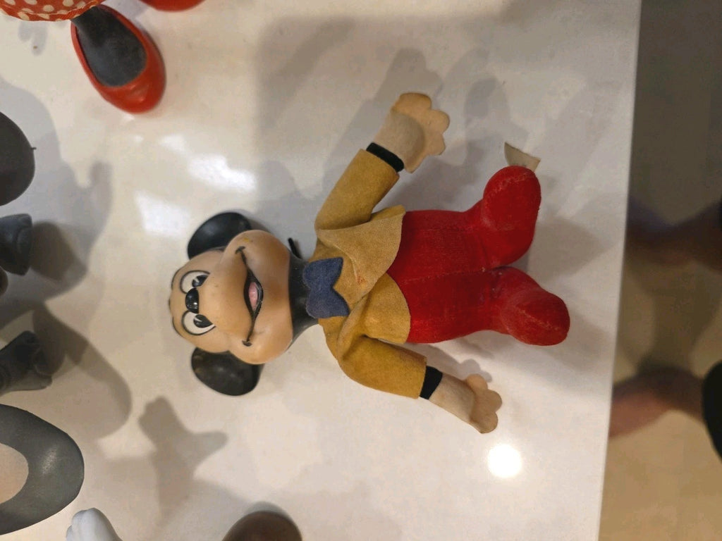 7 Walt Disney Productions 1960s  Rubber Character Figurines Hong Kong Japan
