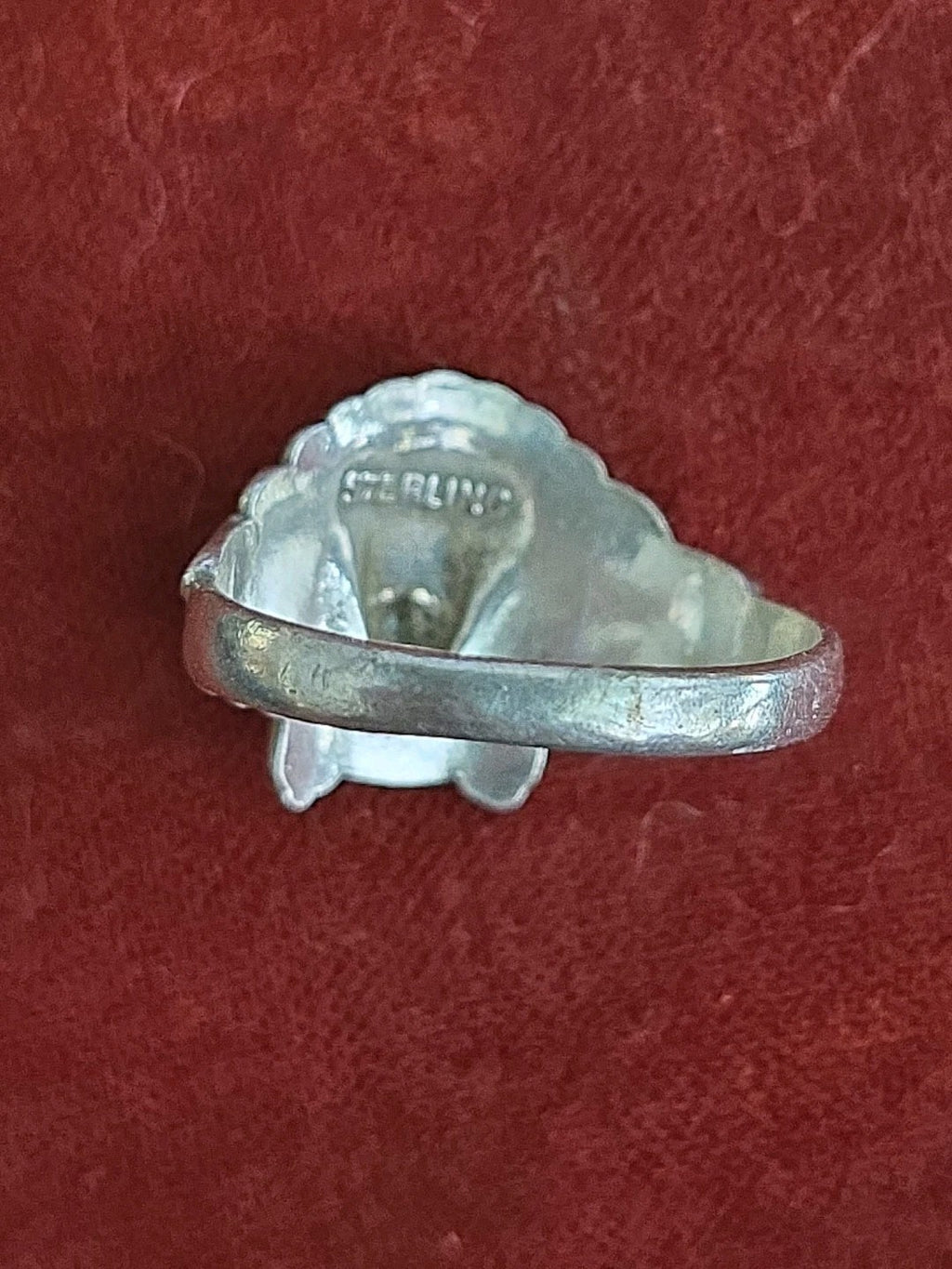 Sterling Silver Indian Head Ring Size 7