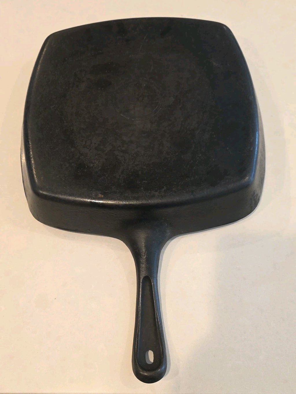 Vintage Griswold Wagner Ware Small Mark Cast Iron Skillet Square Frying Pan