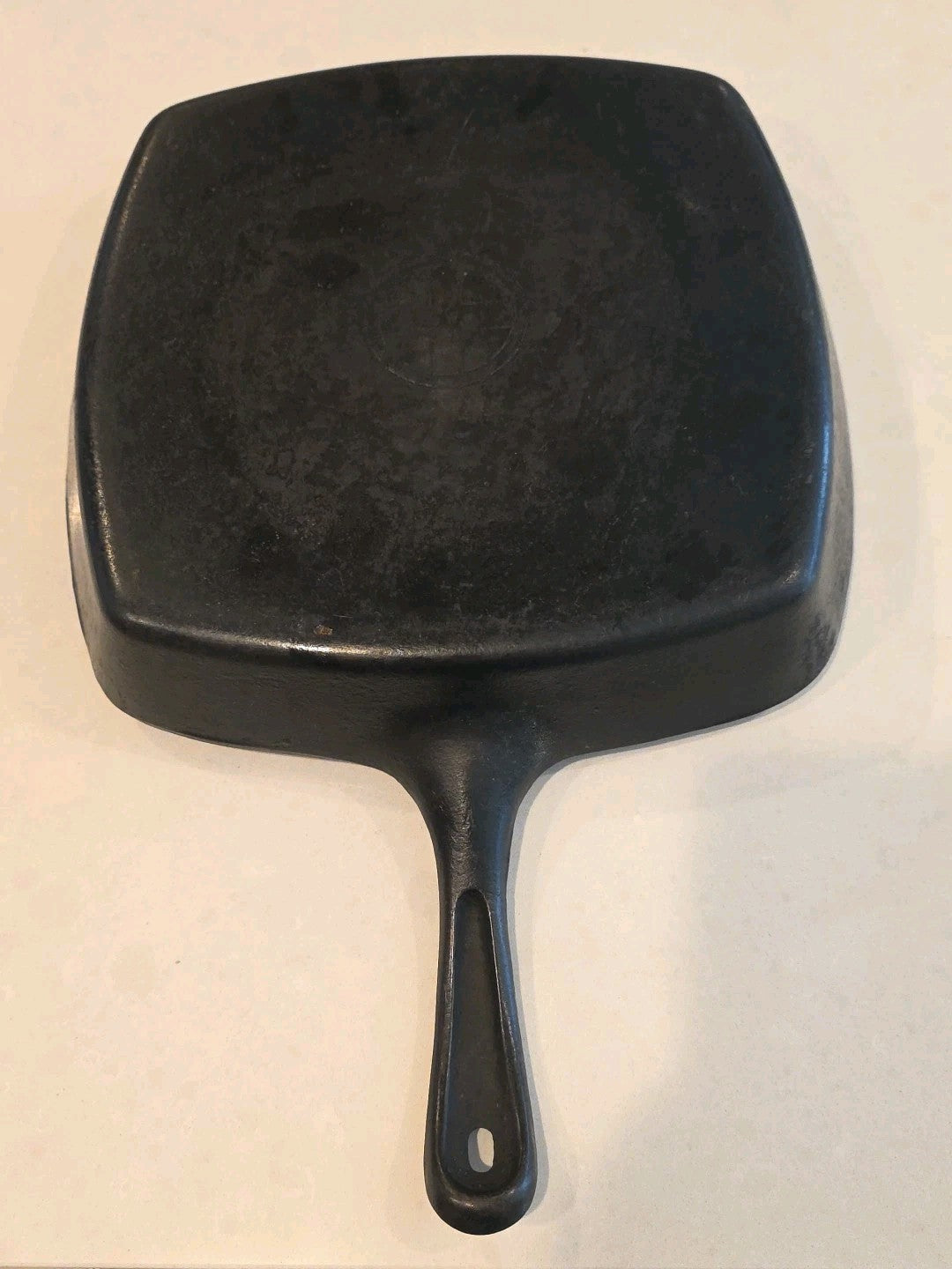 Vintage Griswold Wagner Ware Small Mark Cast Iron Skillet Square Frying Pan