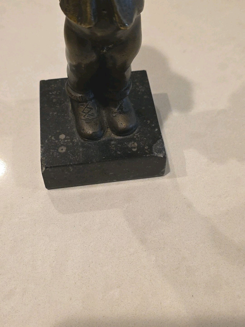 BRONZE BOY DRINKING MILK SCULPTURE BY ARINELLI STATUE GREAT GIFT HOME DECOR
