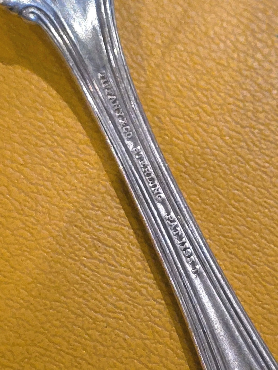 Colonial by Tiffany and Co Sterling Silver  Lunch/Dessert Fork Monogram