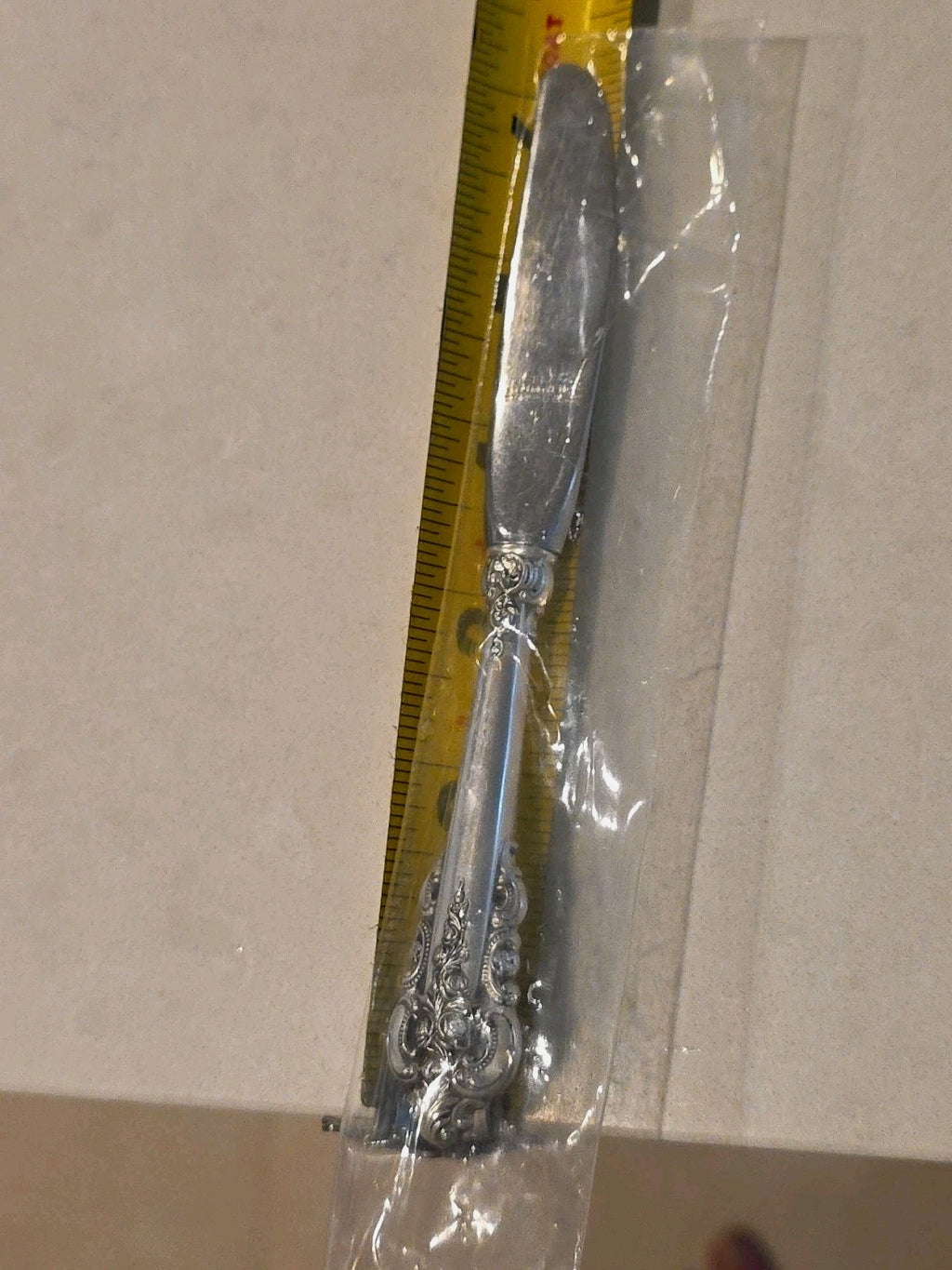 WALLACE GRANDE BAROQUE Sterling Silver 6 1/4"  Butter Knife Spreader Sealed