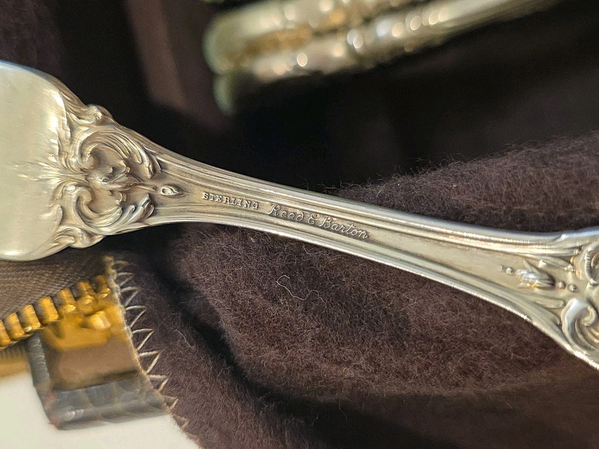 Antique Reed & Barton Francis I 93pcs Silverware 6-Pc Setting Service for 12