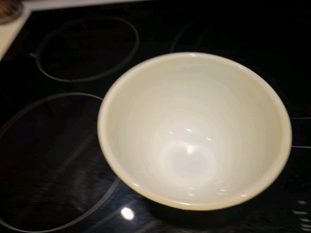 Vintage Pyrex Shenandoah Yellow Green Daisy Flowers #401 Mixing Bowl