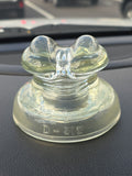 Vintage Hemingray D512 Glass Insulator Made In USA.