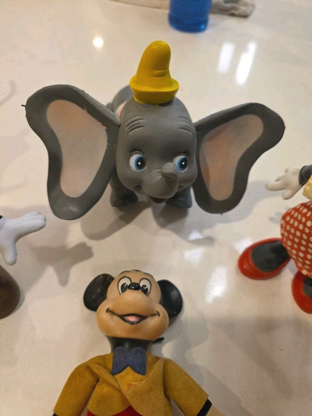 7 Walt Disney Productions 1960s  Rubber Character Figurines Hong Kong Japan