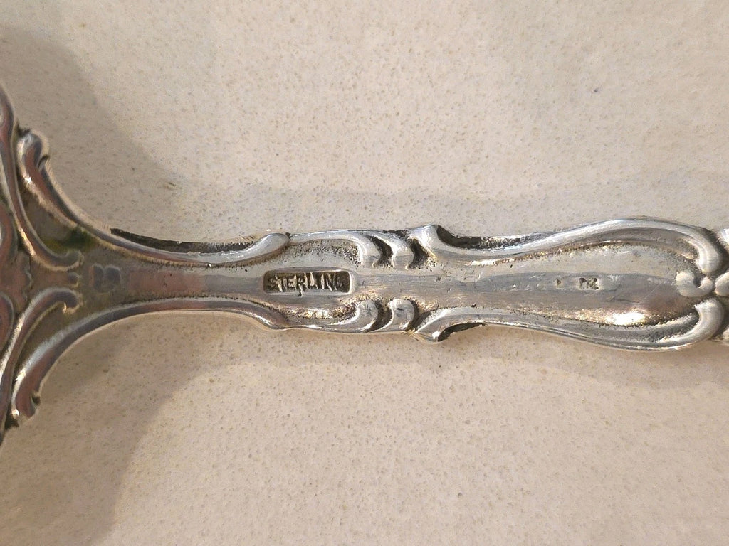 Regent by Durgin Sterling Silver Salad Spoon Pierced Bowl  9 5/8"