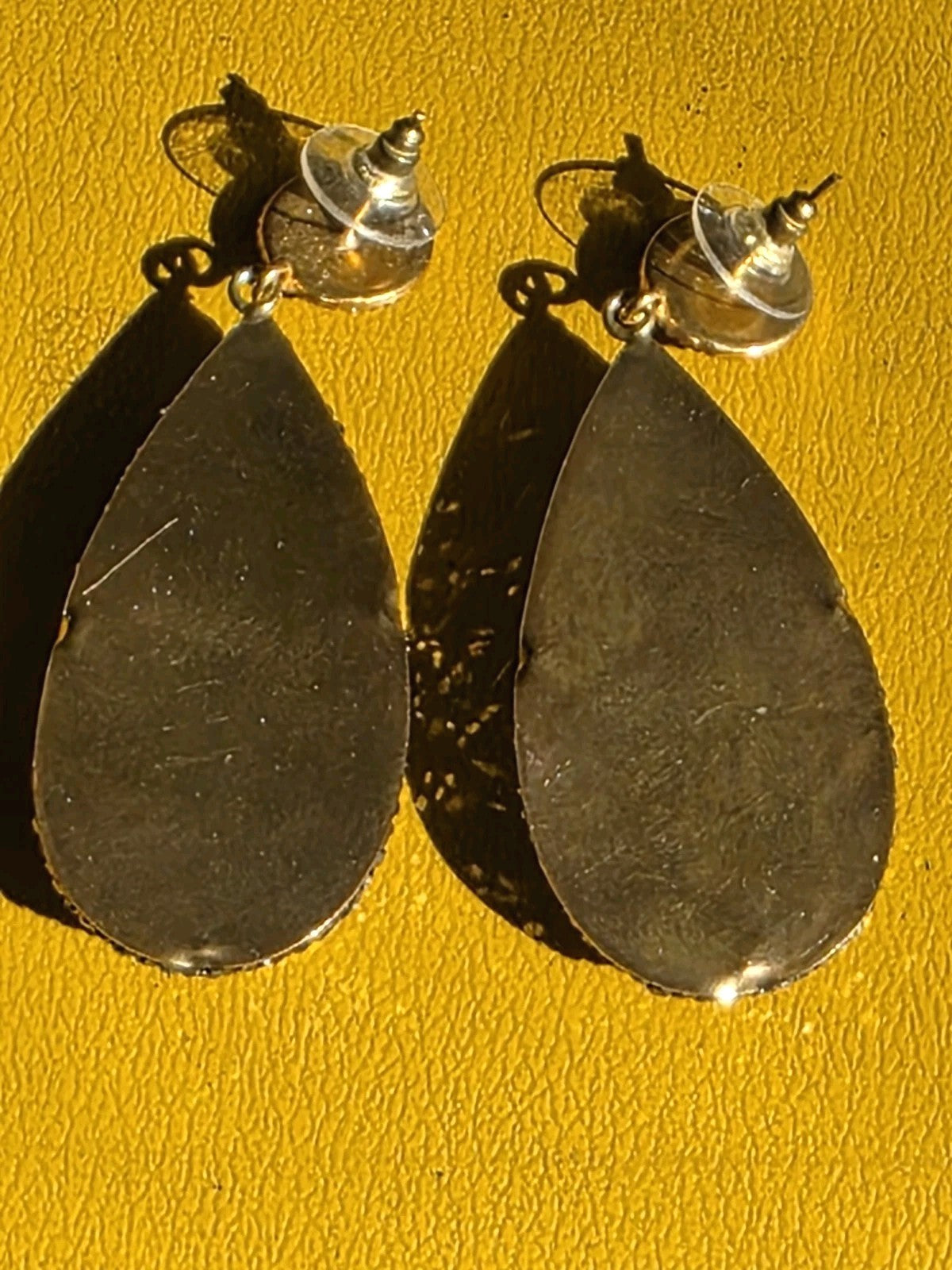 Grand Bazaar Turkish Hand Made Silver Earrings With Gemstones