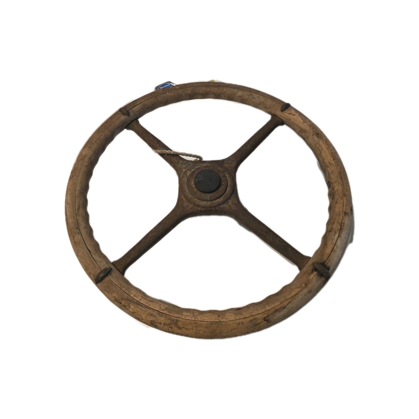 ANTIQUE FORD MODEL A MODEL T  WOOD STEERING WHEEL NO. 102-5 20"  ORIGINAL!