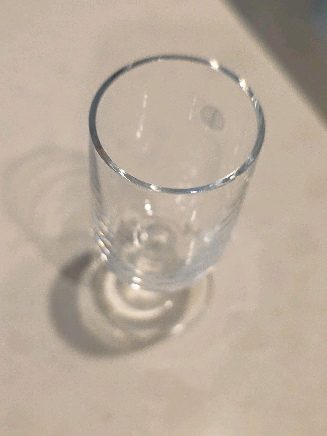 Pan Am Airlines Vintage 1980's First Class Service Flight 3 1/2" Cordial Glass