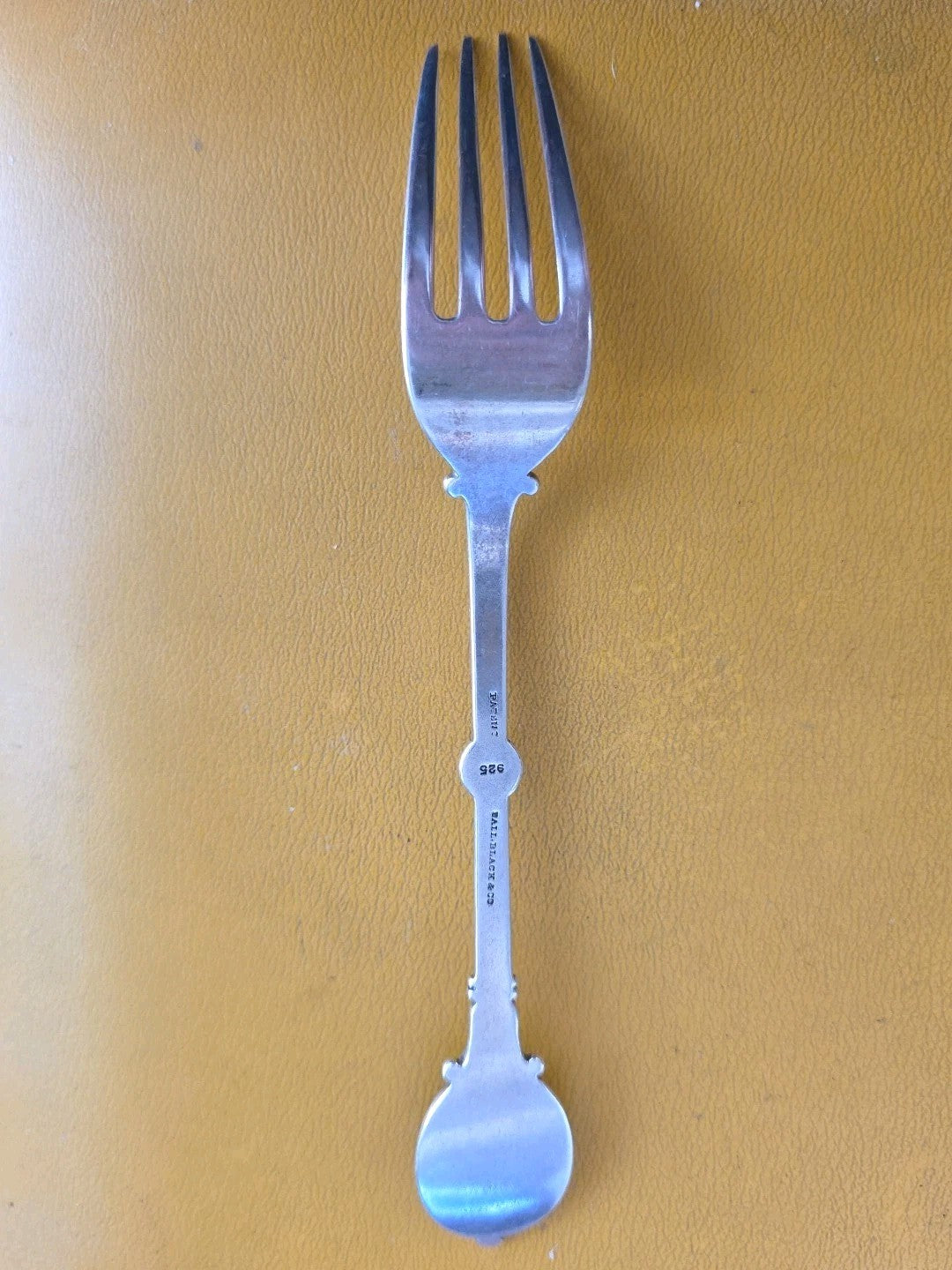 Medallion By Wendt For Ball Black Co.  Sterling Silver Dinner Fork 7 "