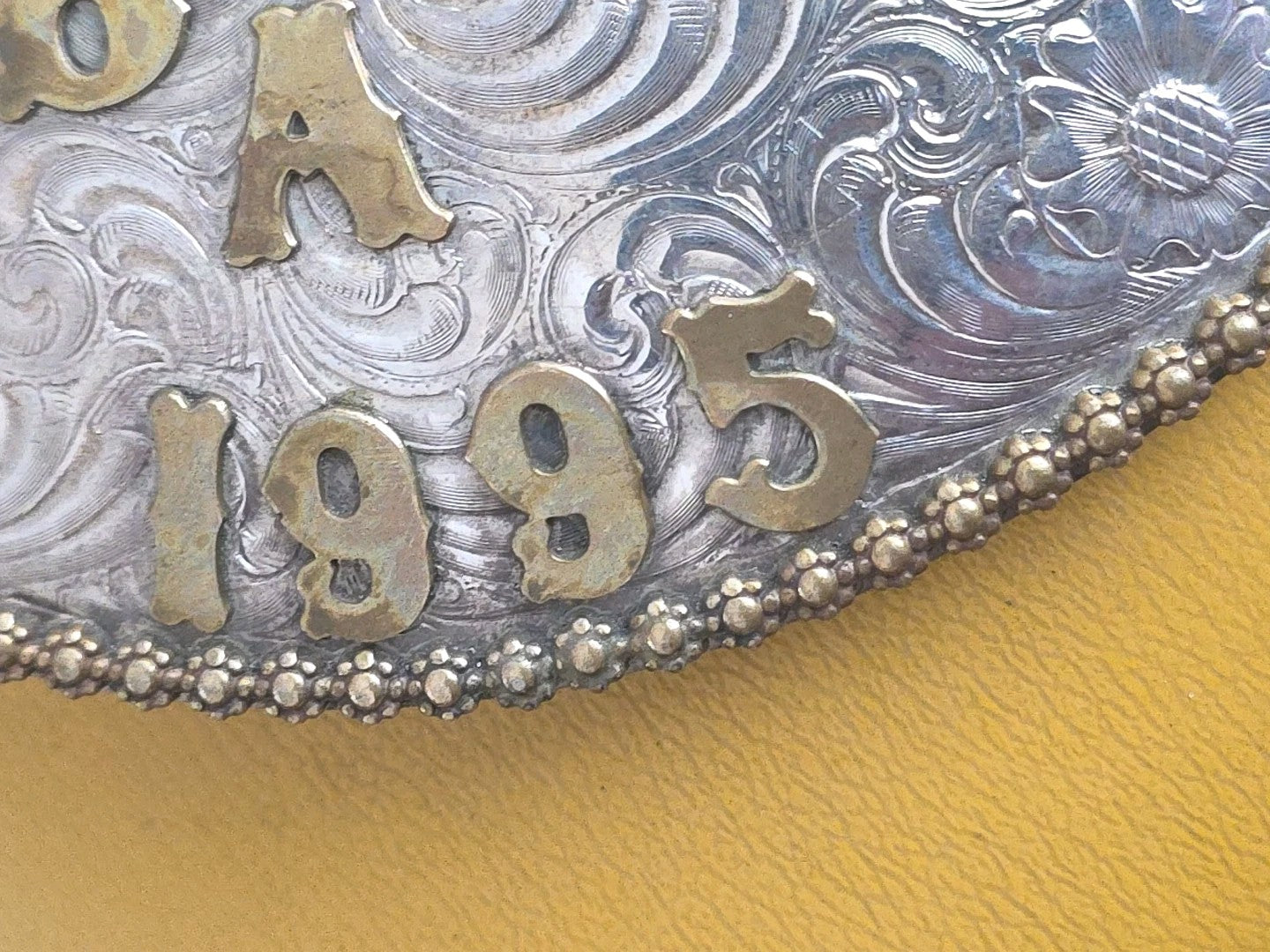 Furturity Champion Buckle Cowboy Rodeo FPSBA 1995 Champion Western Trophy