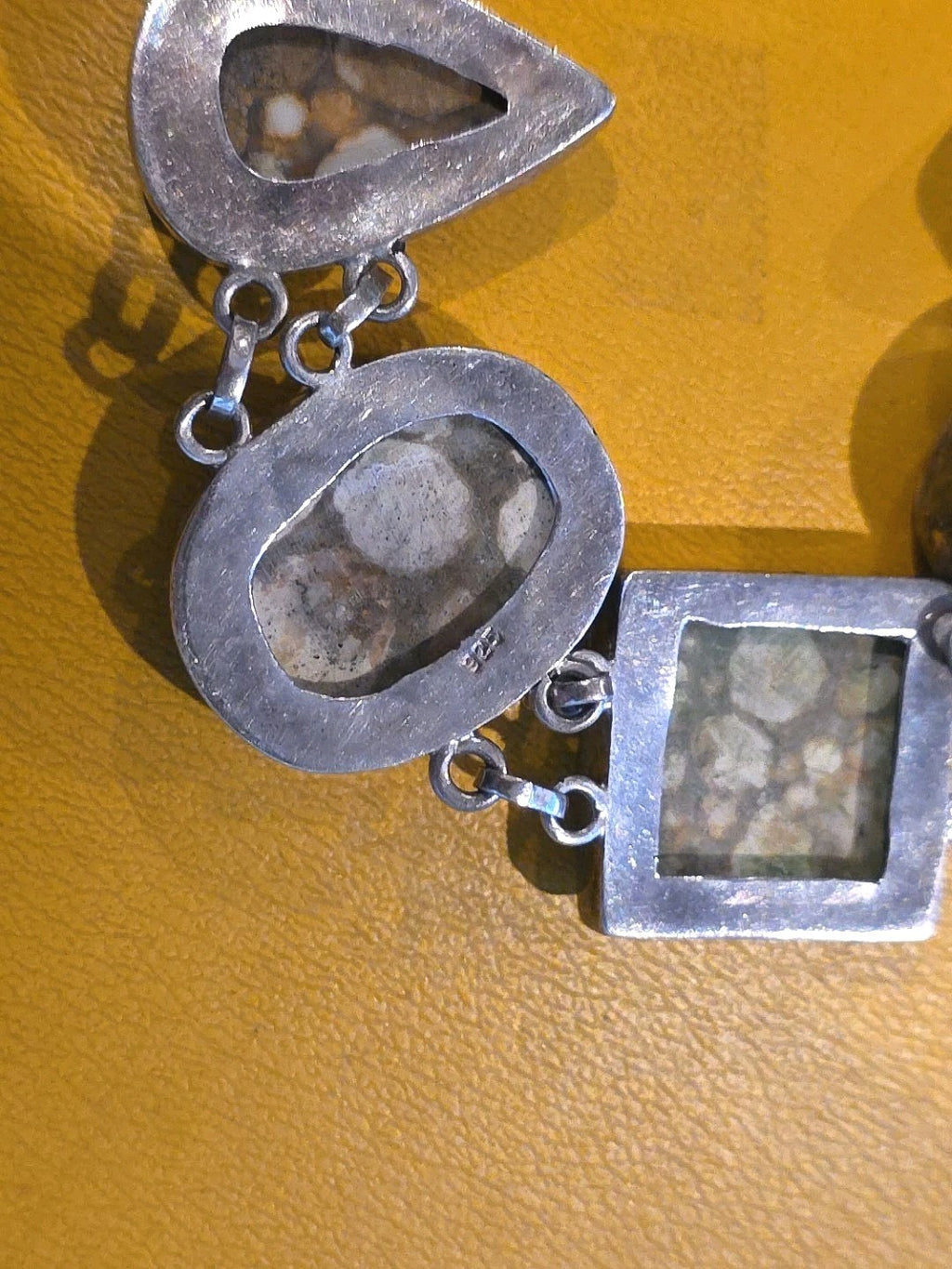 Southwestern Wild Horse Jasper 5-Stone Toggle Bracelet