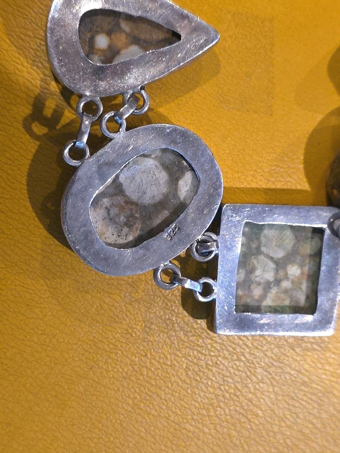 Southwestern Wild Horse Jasper 5-Stone Toggle Bracelet