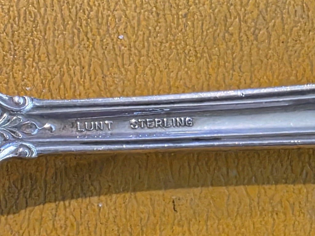 Eloquence by Lunt Sterling Silver Serving Spoon Pierced Original 8 1/2"