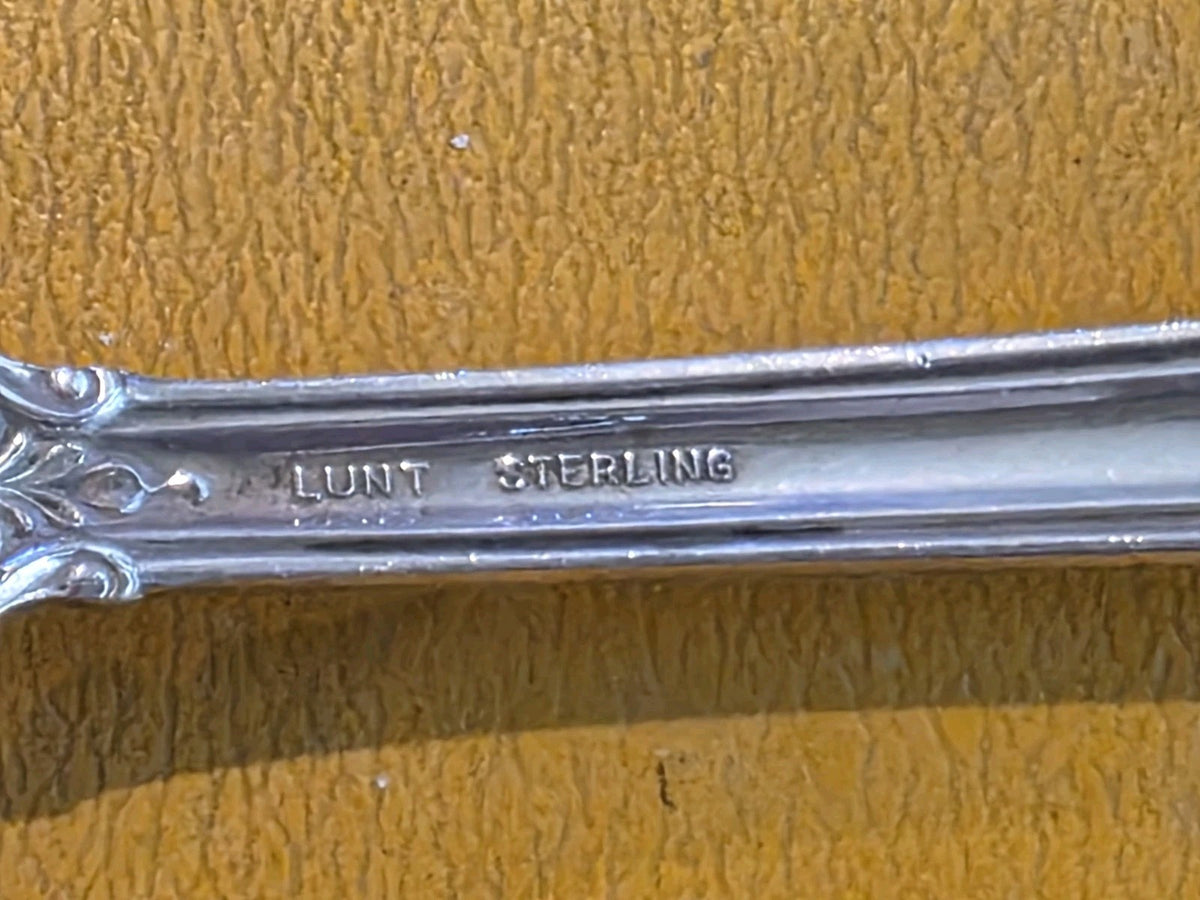 Eloquence by Lunt Sterling Silver Serving Spoon Pierced Original 8 1/2"