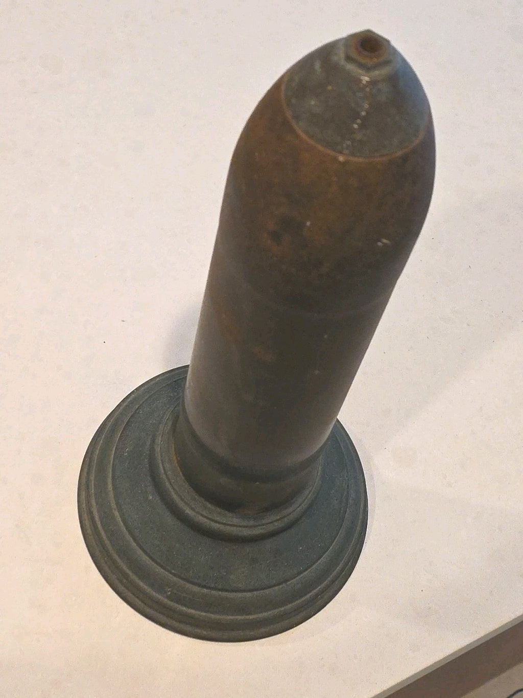 SNEAD & COMPANY 1918 WWI Victory Lamp 75MM Shell TRENCH ART