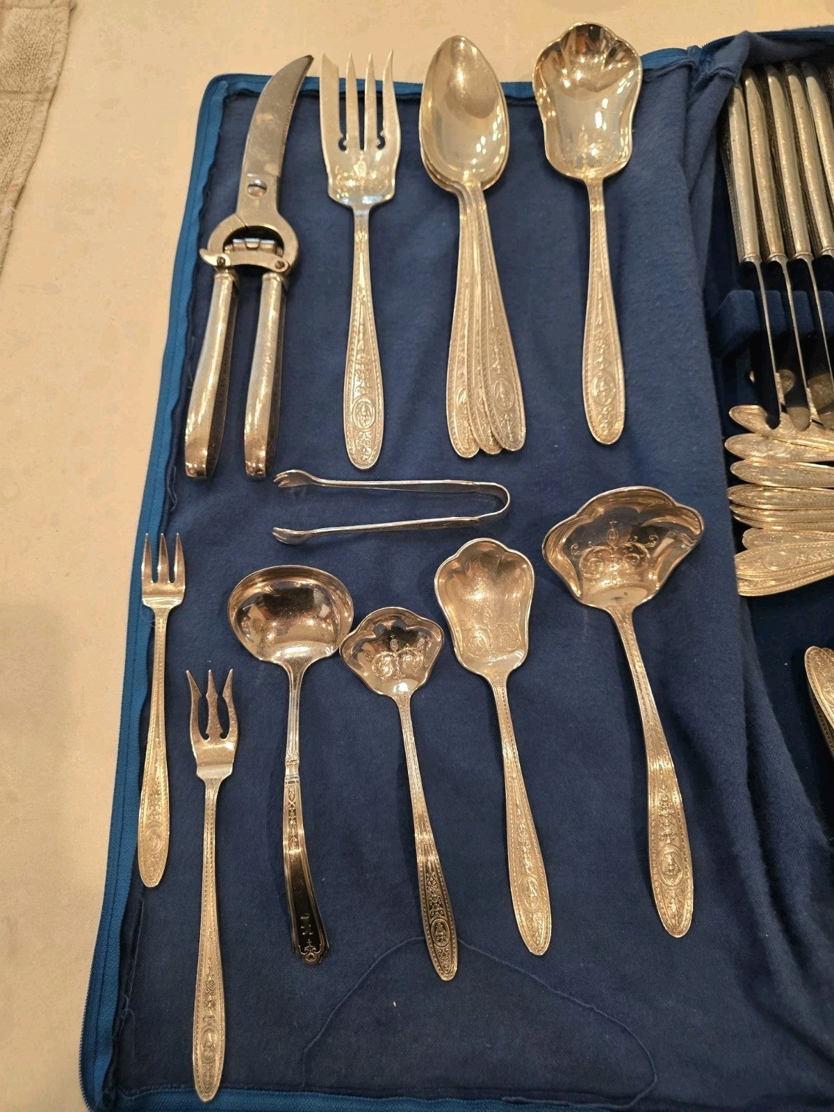 Wedgwood International Sterling Silver  Flatware Service Dinner Set 157 Pieces