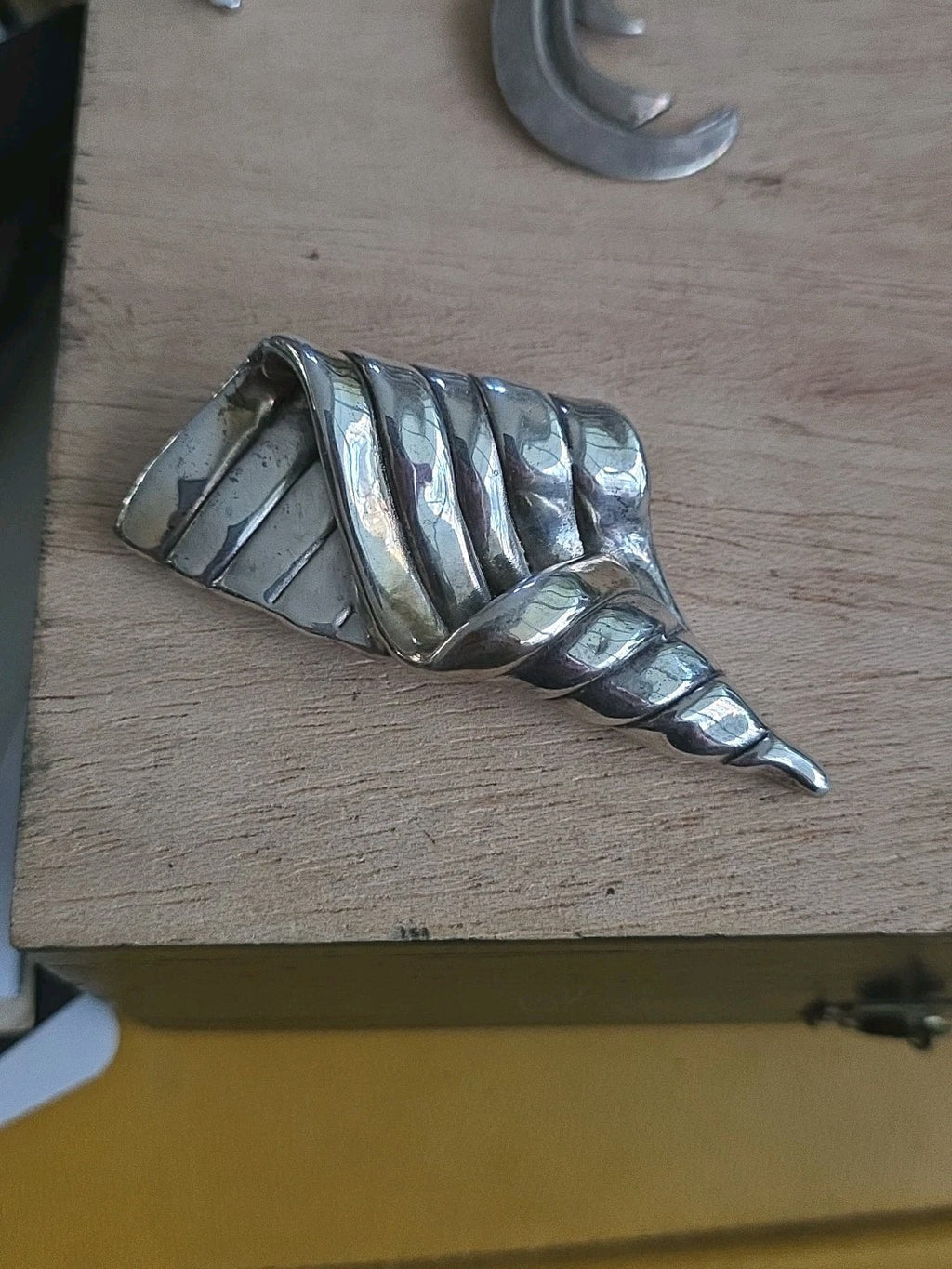 Vintage David Varsano 925 Sterling Electroform Modernest Brooch