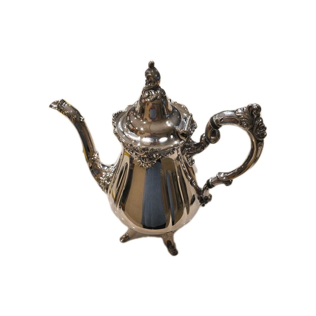 Vintage  Baroque by Wallace Silverplate Coffee Pot Tea Pot