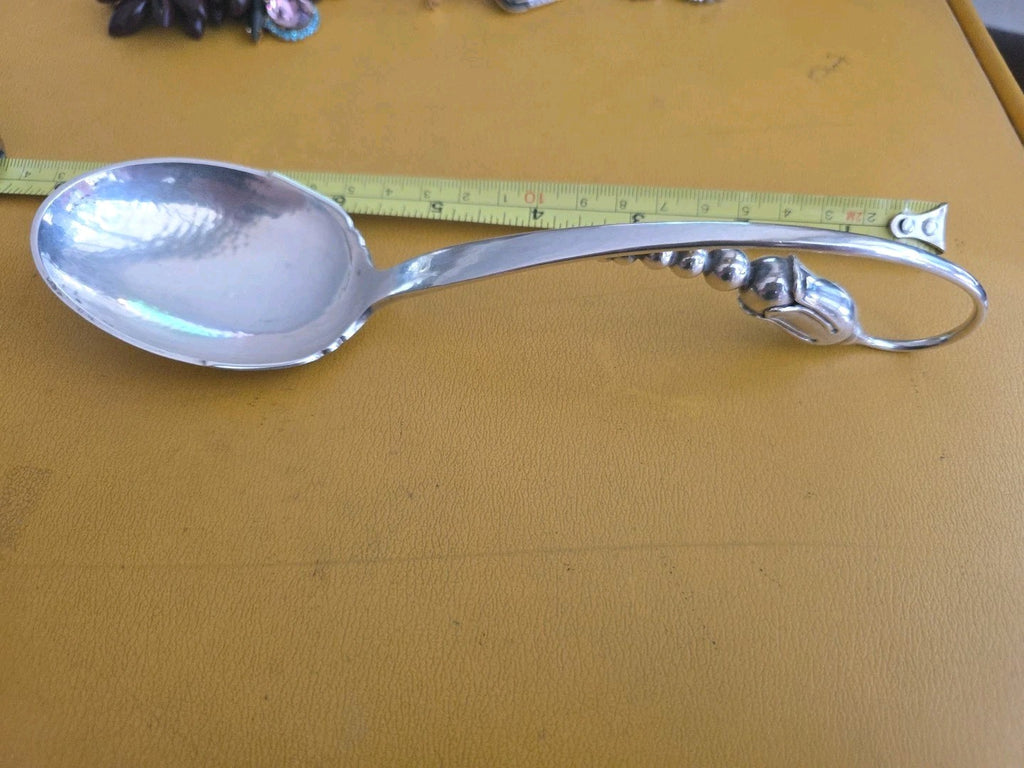 Blossom by Orla Vagn Mogensen Sterling Silver Sauce Ladle 8 1/4"