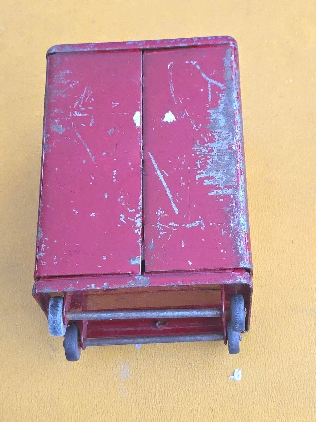 VINTAGE ADVERTISING MARX TOY "THRIFT DIAL SAFE BANK " COMBINATION  LOCK