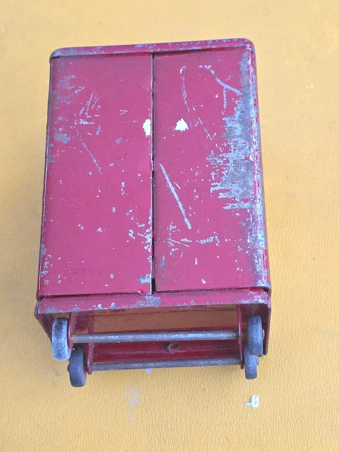 VINTAGE ADVERTISING MARX TOY "THRIFT DIAL SAFE BANK " COMBINATION  LOCK