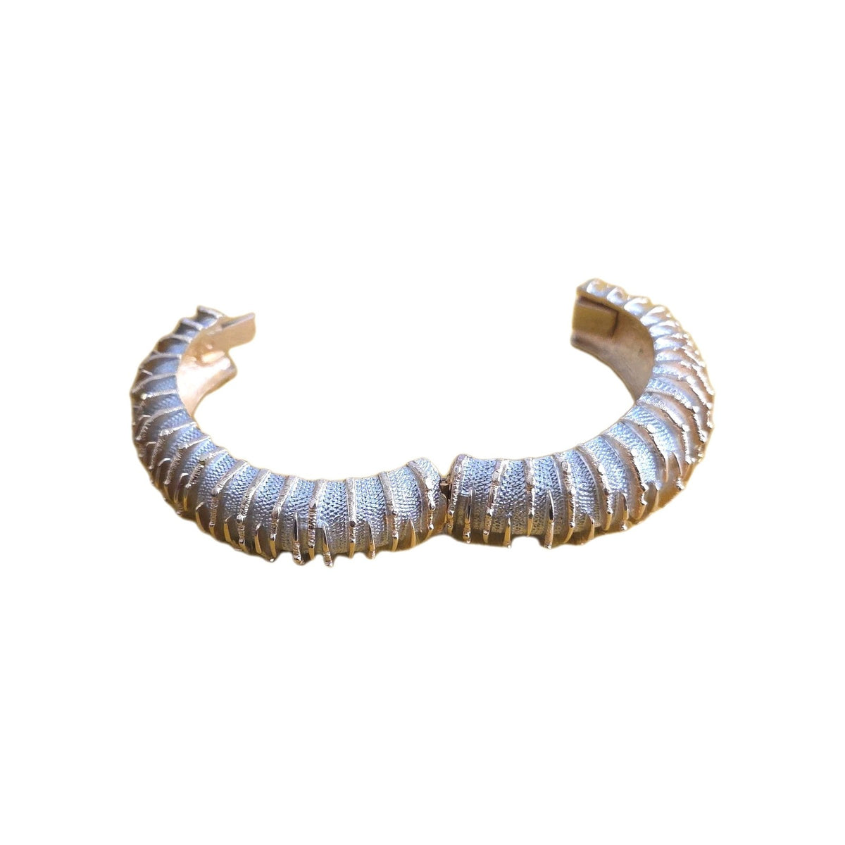 Vintage Mid-Century KRAMER Silver & Gold Bracelet