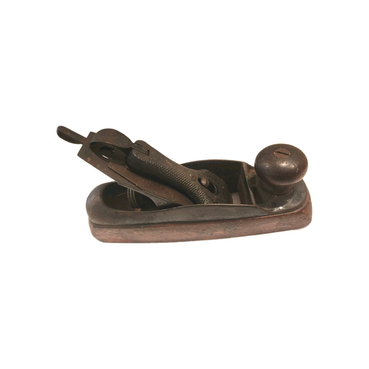 Wood Bottom Transitional Plane, Stanley Bailey Rule & Level Co G-E