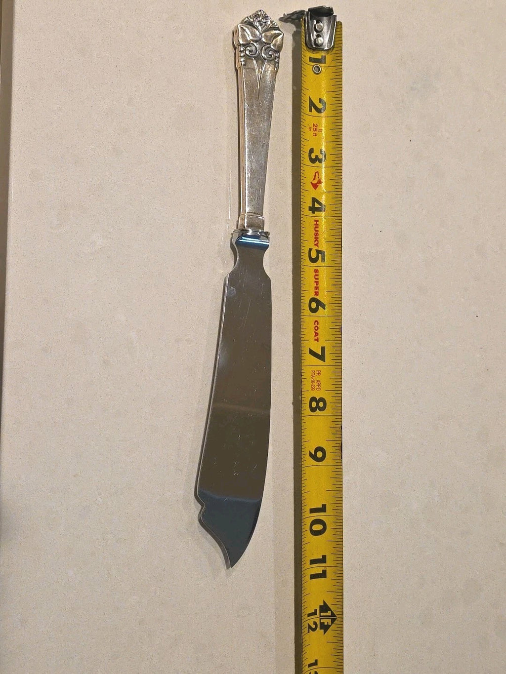 ORLA VAGN MOGENSEN DENMARK GRETA STERLING SILVER 10 1/2" FISH SERVING KNIFE