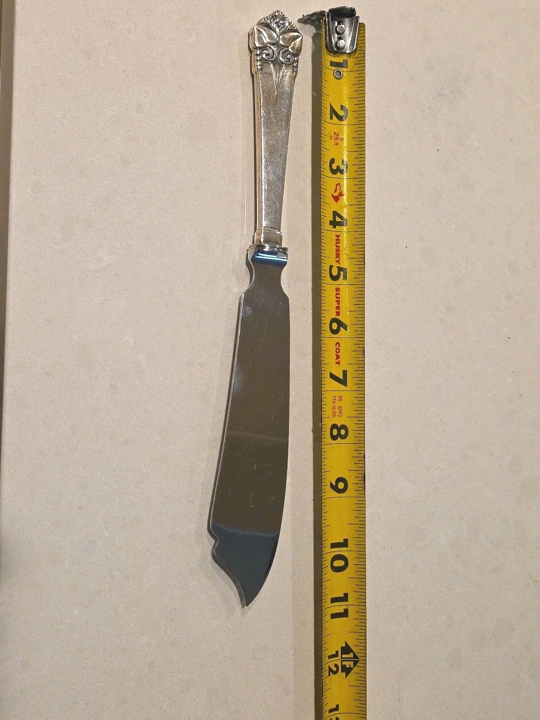 ORLA VAGN MOGENSEN DENMARK GRETA STERLING SILVER 10 1/2" FISH SERVING KNIFE