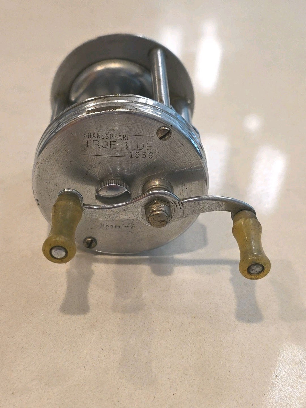 Vintage SHAKESPEARE TRUE BLUE No. 1956 Model FK Fishing Reel