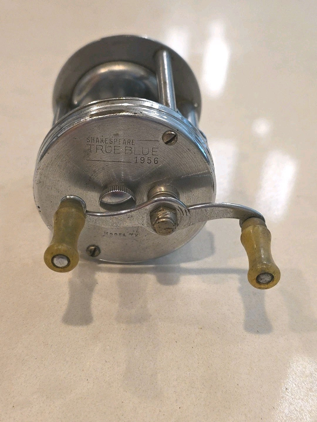 Vintage SHAKESPEARE TRUE BLUE No. 1956 Model FK Fishing Reel