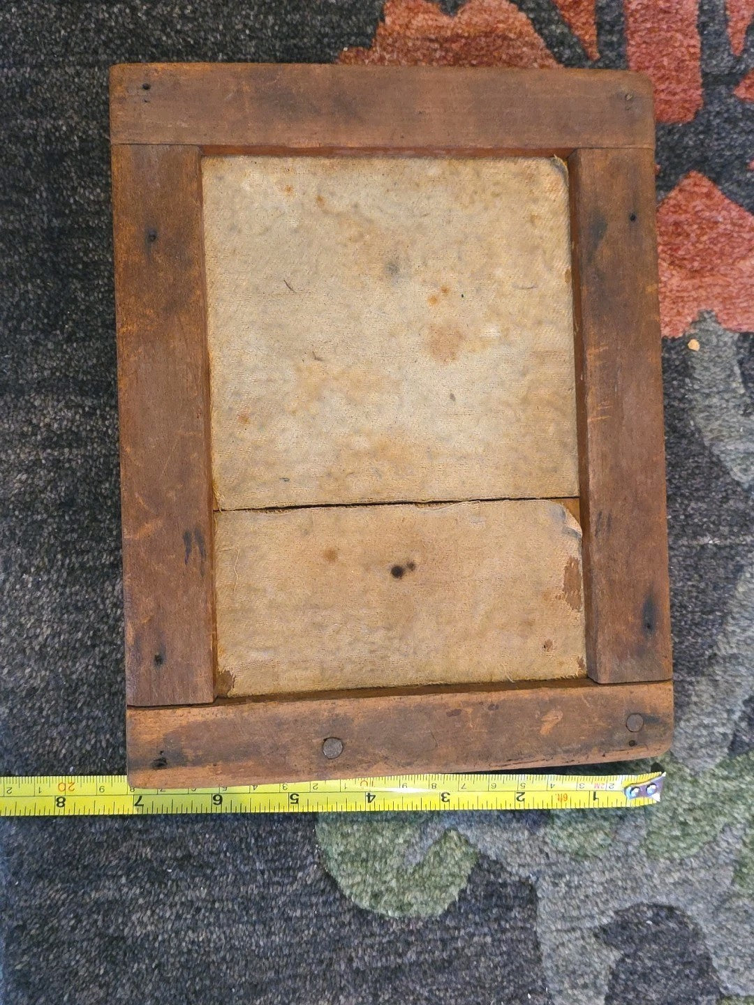 Antique Wood Brass Glass E&HT Anthony Co Photography Printing Picture Frame 1890