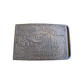 Vintage Belt Buckle 1980's Sour Mash Distillery Jack Daniels Whiskey