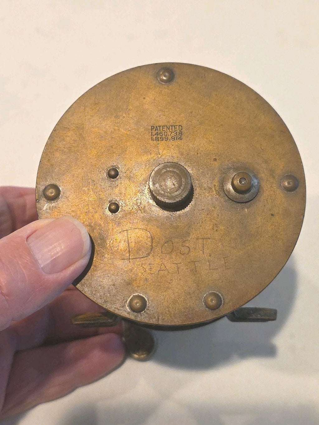 Rare Brass Four Brothers  Pontiac  No 357 Reel