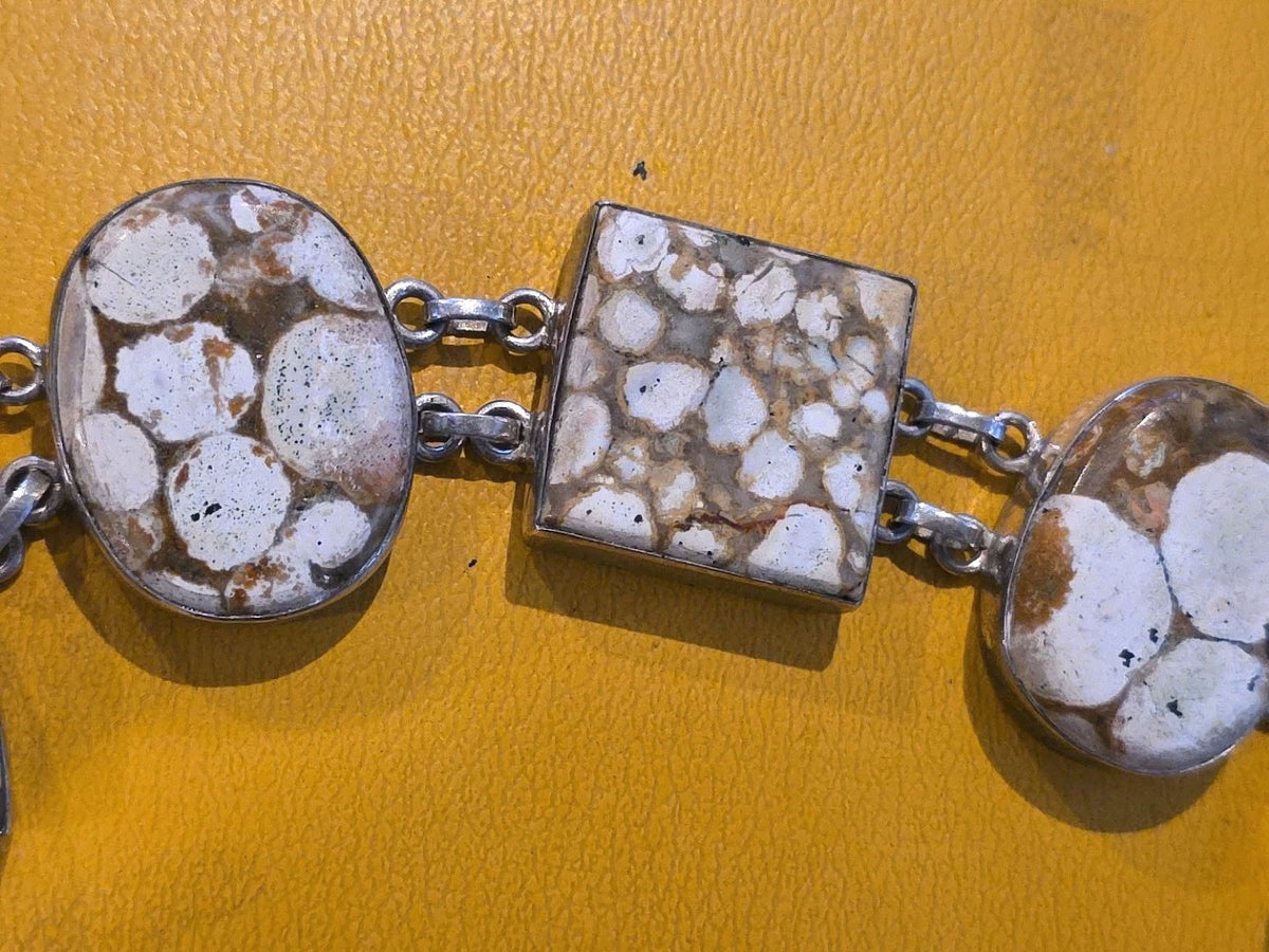 Southwestern Wild Horse Jasper 5-Stone Toggle Bracelet