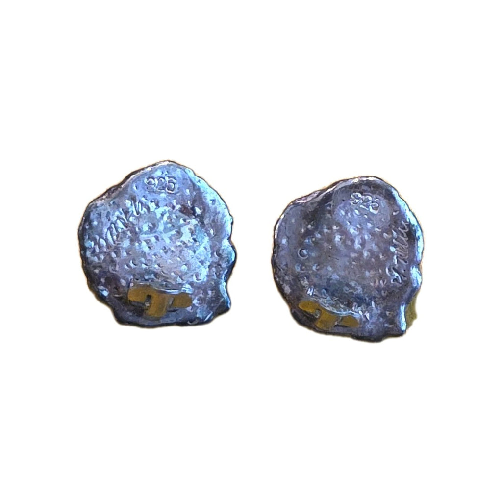 Sterling Silver  Massive Royal Lion Clip On Earrings Alberto Juan