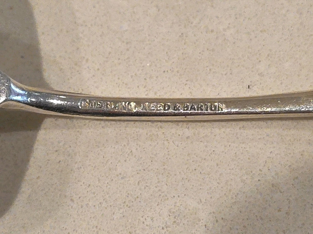 Harlequin by Reed and Barton Sterling Silver Petit Four Server 5 1/4"