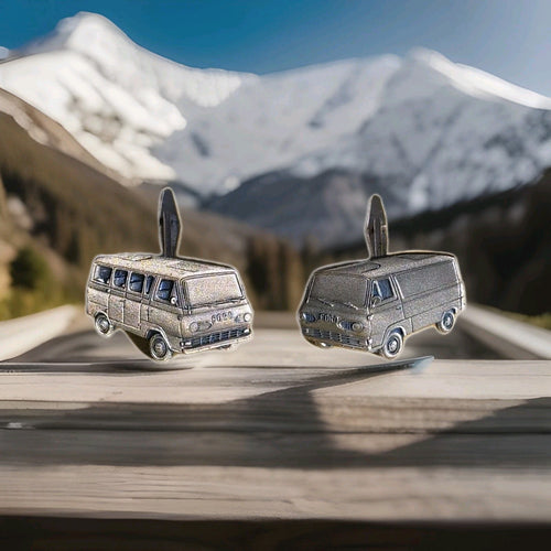 1960's Ford Econoline Vans Vintage Cuff Links classic car