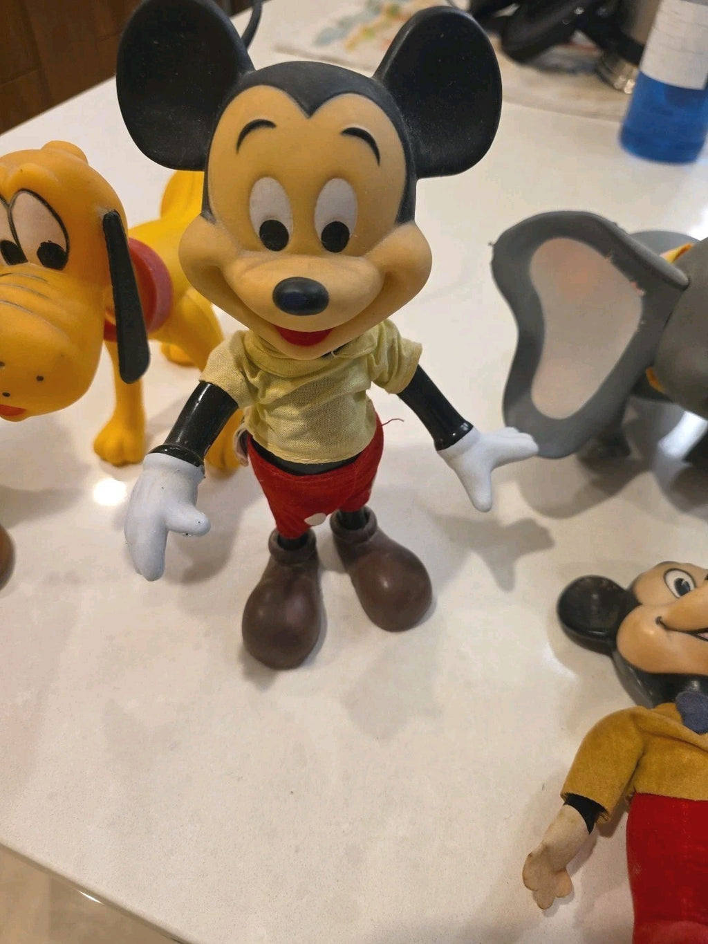 7 Walt Disney Productions 1960s  Rubber Character Figurines Hong Kong Japan
