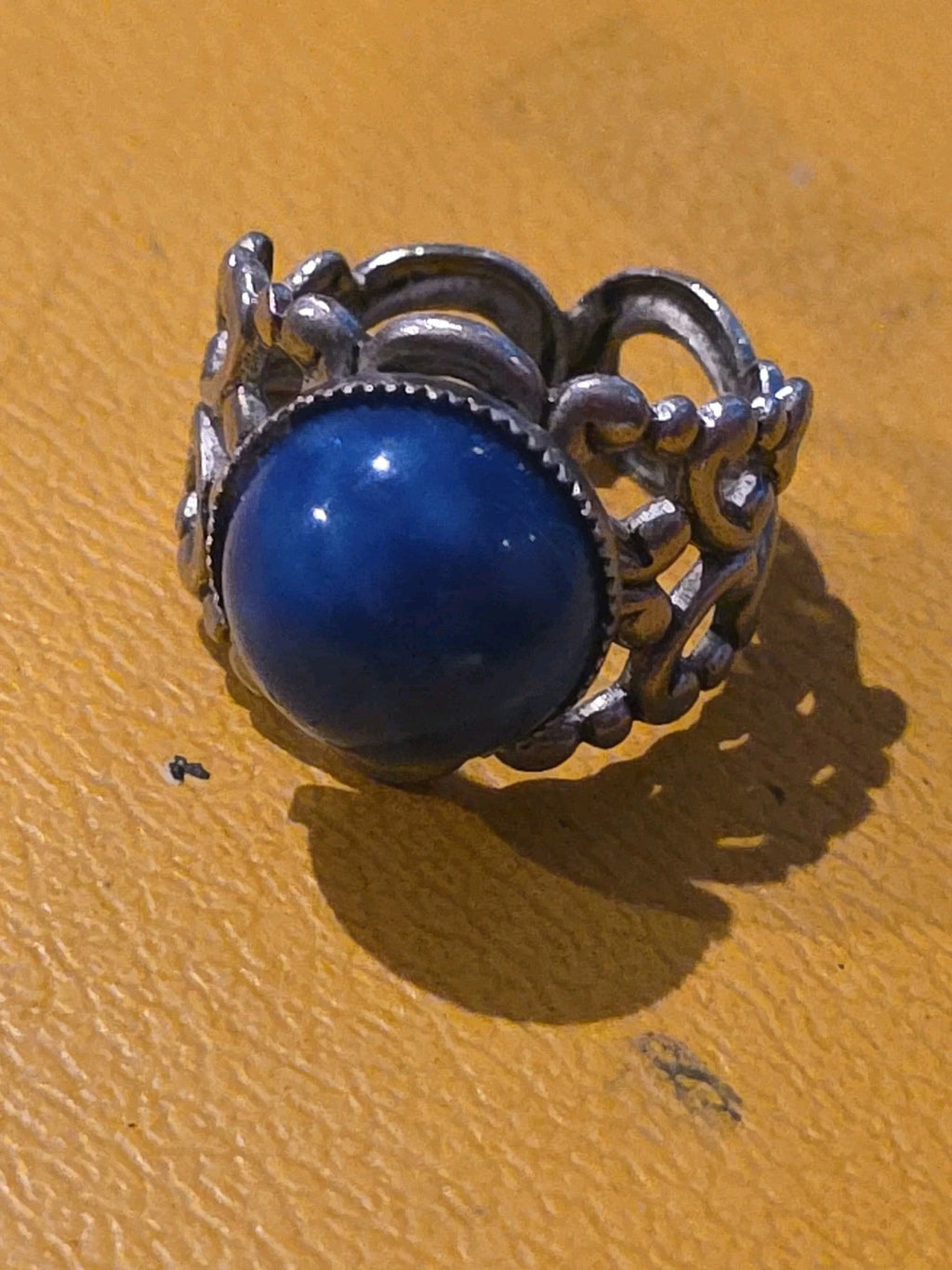 Vintage Sterling Silver 925 Chalcedony Ring Size 5