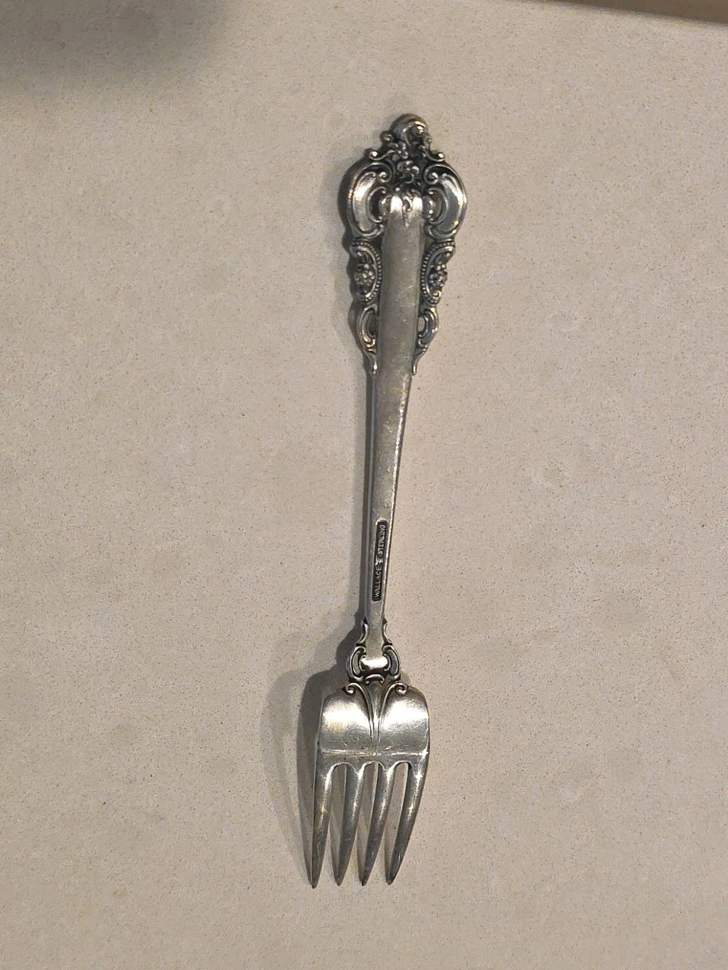 Grande Baroque 5 7/8" Youth Fork Wallace Sterling Silver 1941