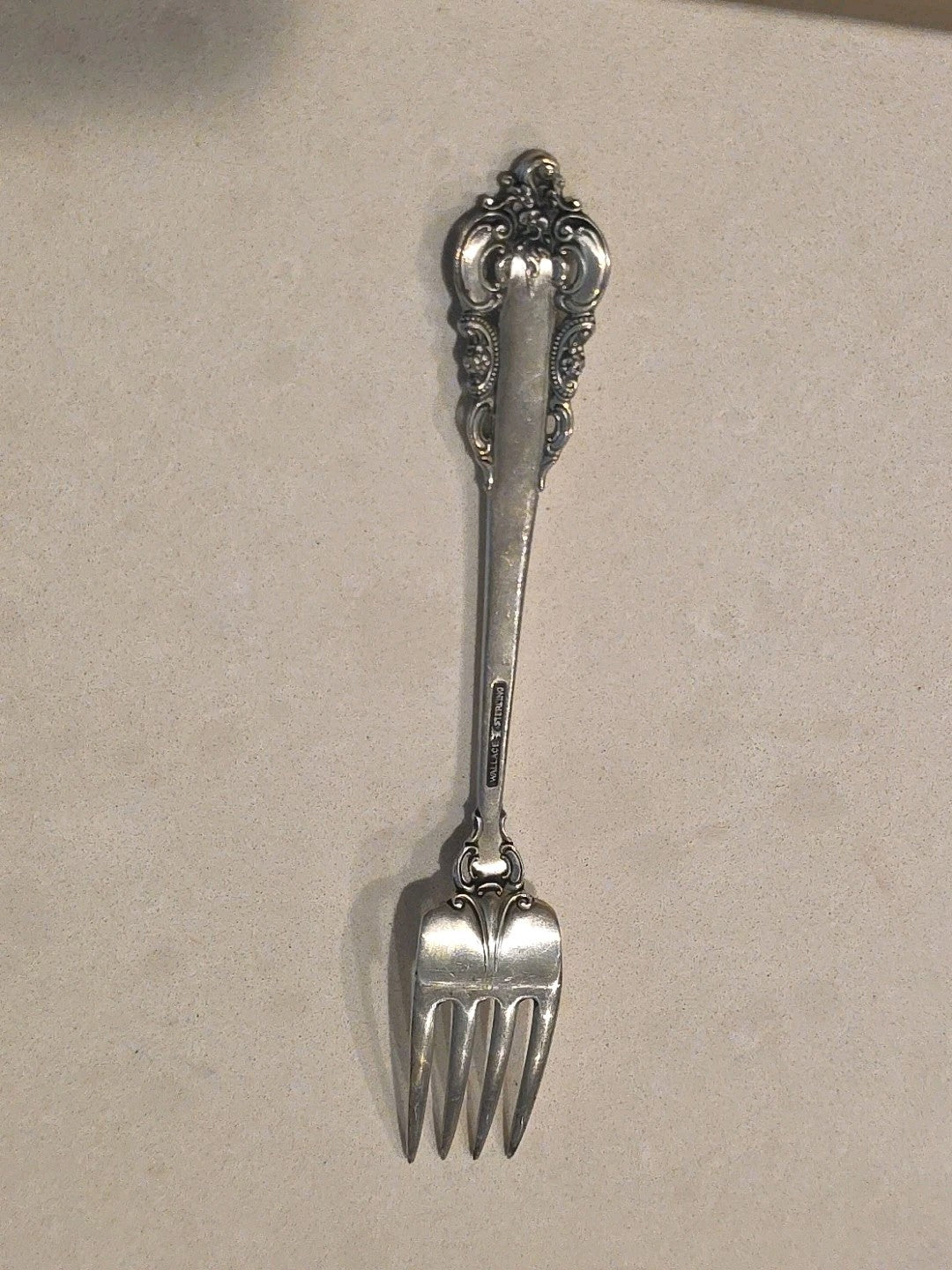 Grande Baroque 5 7/8" Youth Fork Wallace Sterling Silver 1941