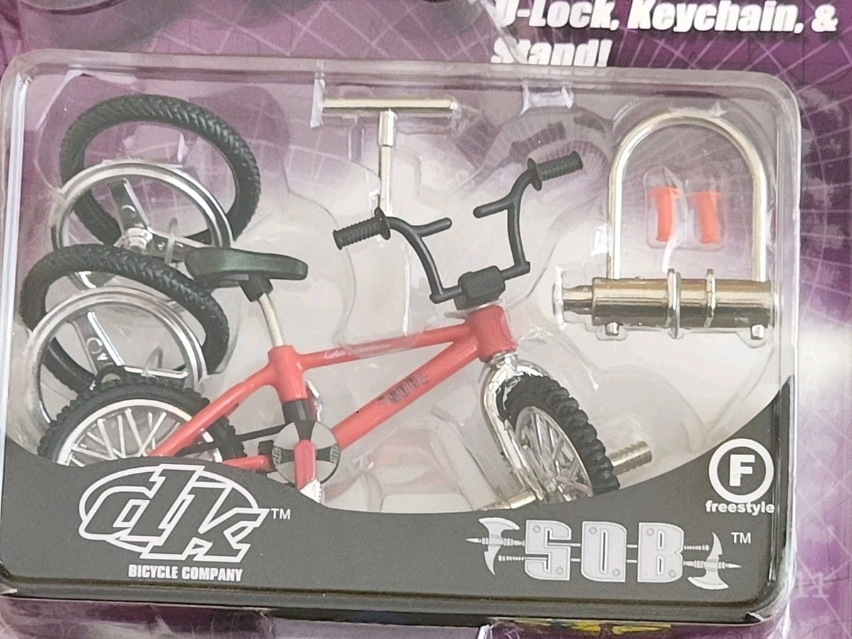 Flick Trix Finger BMX Bike- Diamond Back- Red- NOS- Never Opened