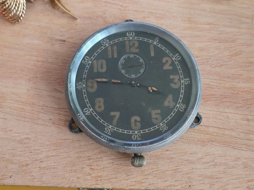 Working JUNGHANS  J30 Aviation Aircraft Clock WWII from Messerschmitt