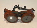 Vintage Jackson Products Burgundy Bakelite Welding Steampunk Original Goggles
