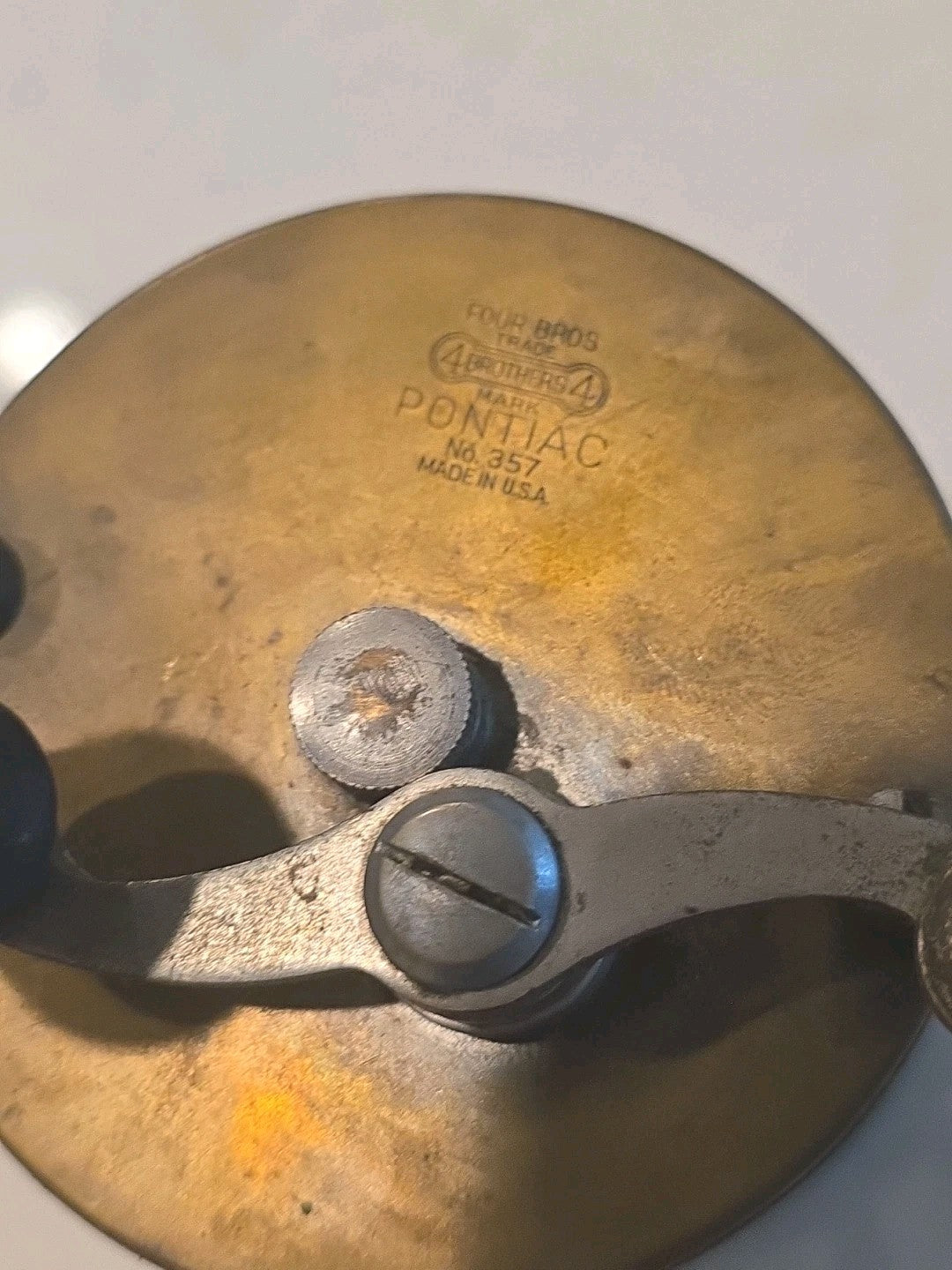 Rare Brass Four Brothers  Pontiac  No 357 Reel