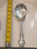 Regent by Durgin Sterling Silver Salad Spoon Pierced Bowl  9 5/8"